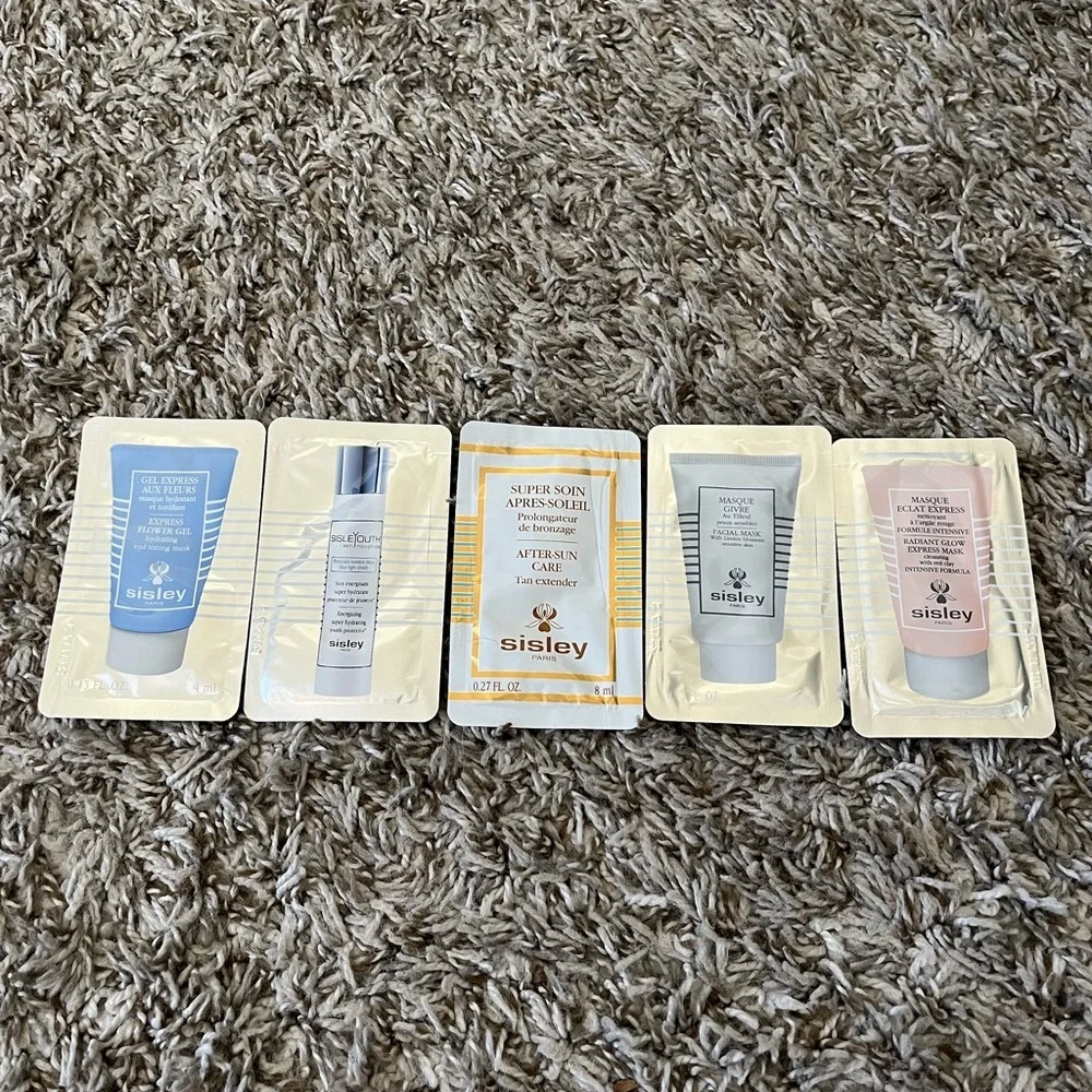 New Sisley Paris Facial Masks, After Sun Care, Youth Protector Skincare Samples